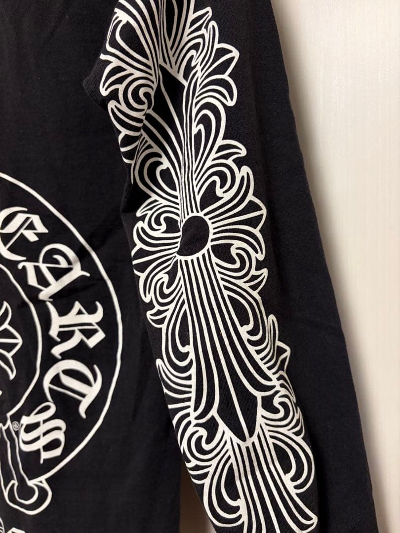 クロムハーツ　フローラルクロス　ホースシュー　ロンT