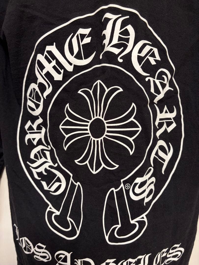 クロムハーツ　フローラルクロス　ホースシュー　ロンT