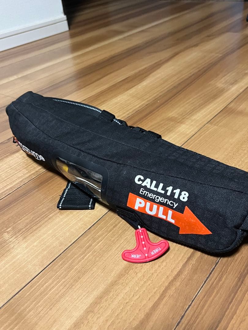 MZM-LJ2 インフレータブル 腰巻き式 ライフジャケット 手動膨張式 釣り用