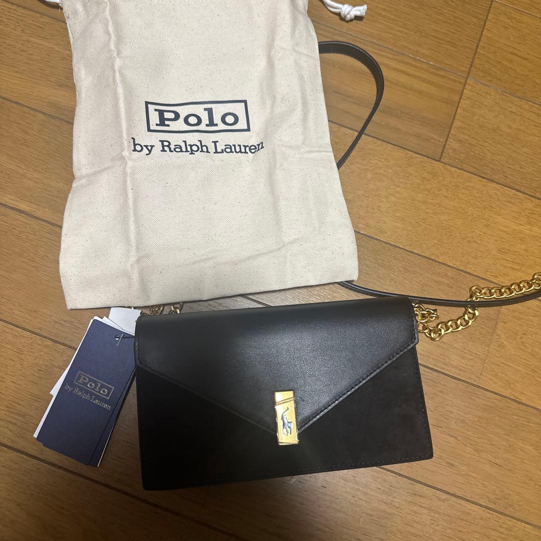 Polo by Ralph Lauren ブラック クラッチバッグ