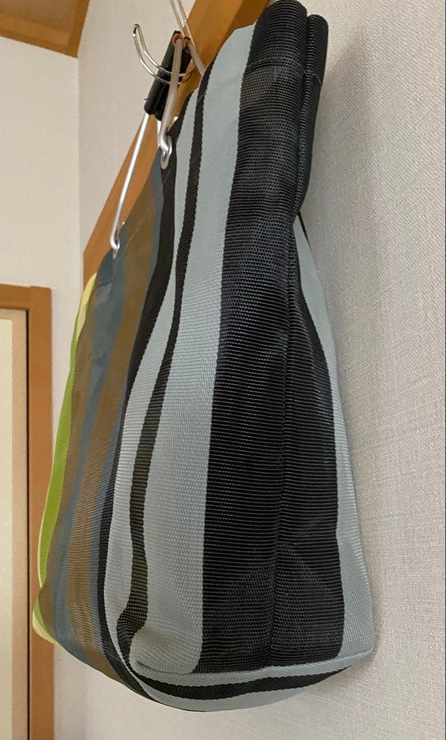 MARNI マルニ　ストライプ かごバッグ　エクリュ(ソフトベージュ)