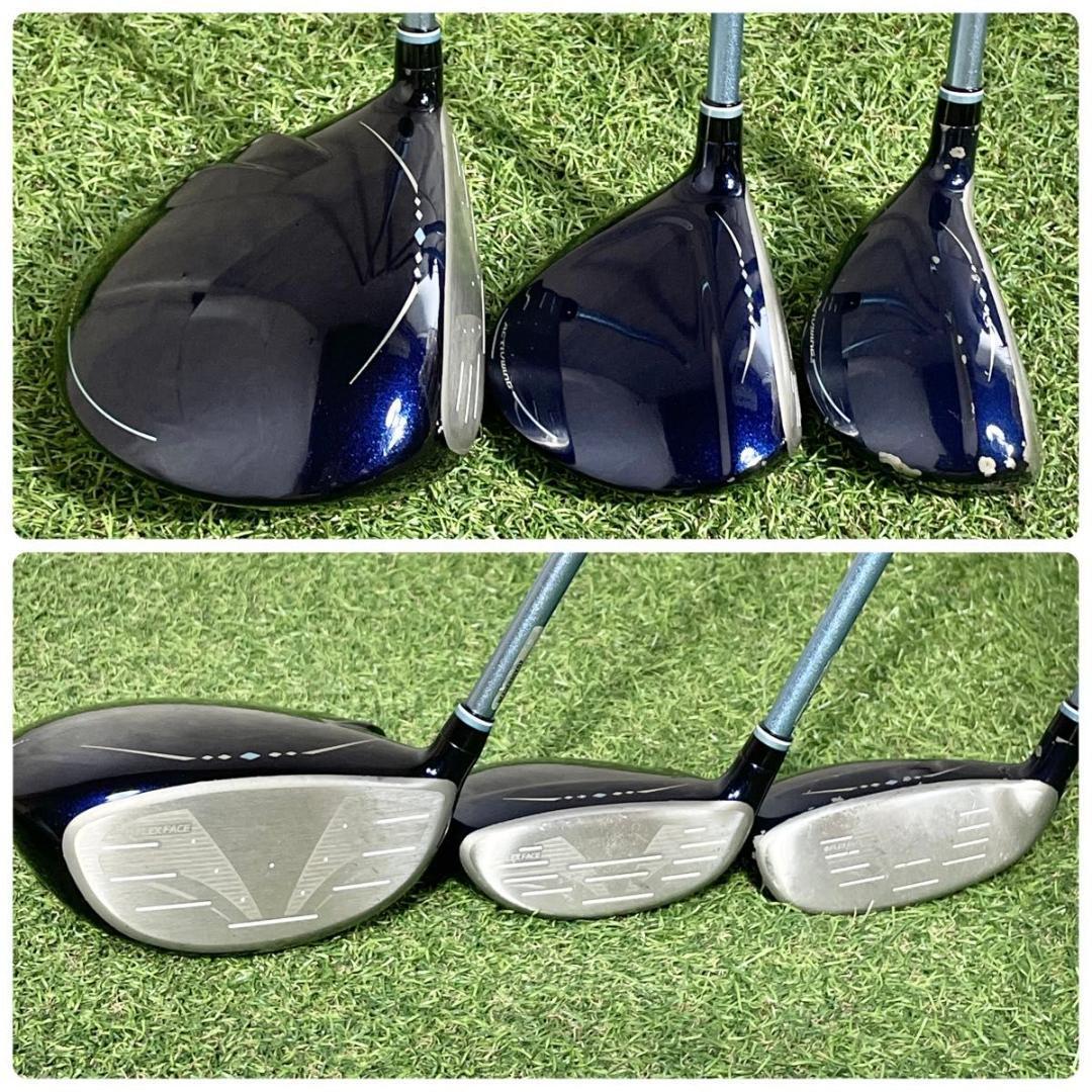 【バッグ美品】ゼクシオ MP1300 オール13代目 A ゴルフクラブ 9本 右