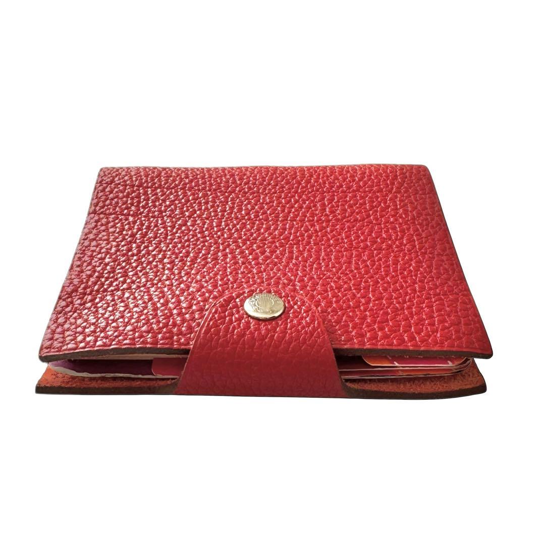 エルメス ノートカバー 手帳カバー　ユリス ミニ　トゴ　レッド　HERMES