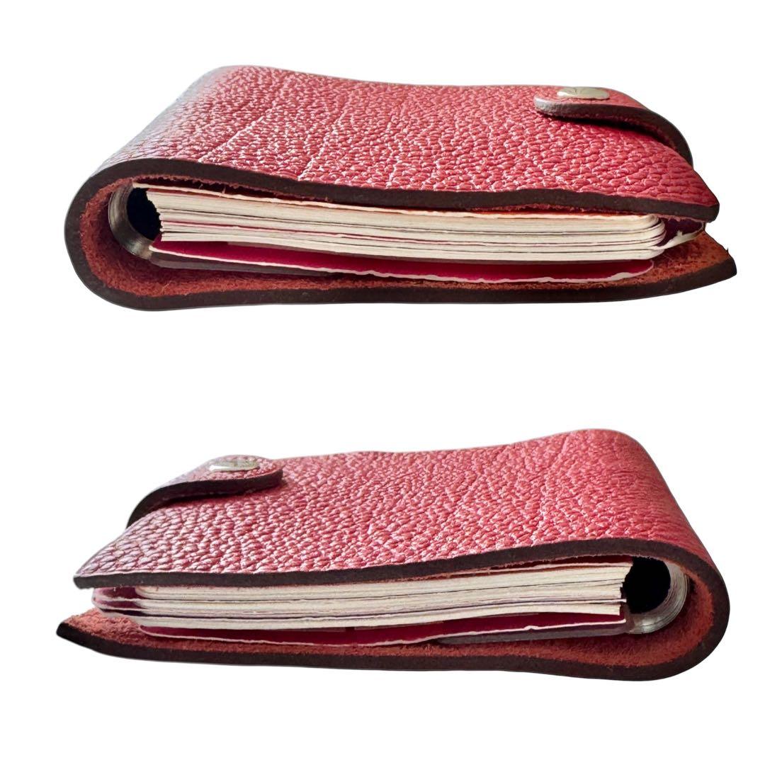 エルメス ノートカバー 手帳カバー　ユリス ミニ　トゴ　レッド　HERMES