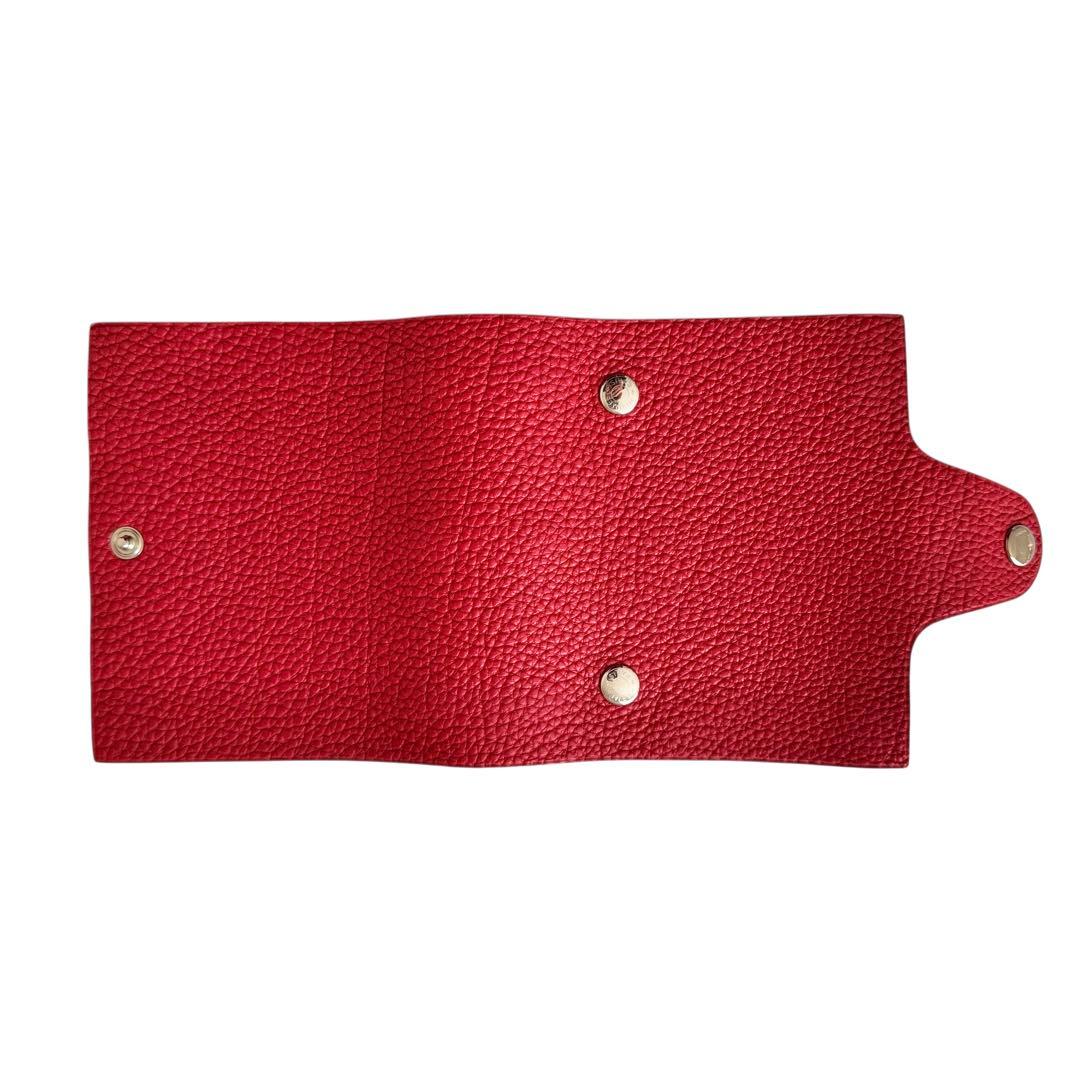 エルメス ノートカバー 手帳カバー　ユリス ミニ　トゴ　レッド　HERMES