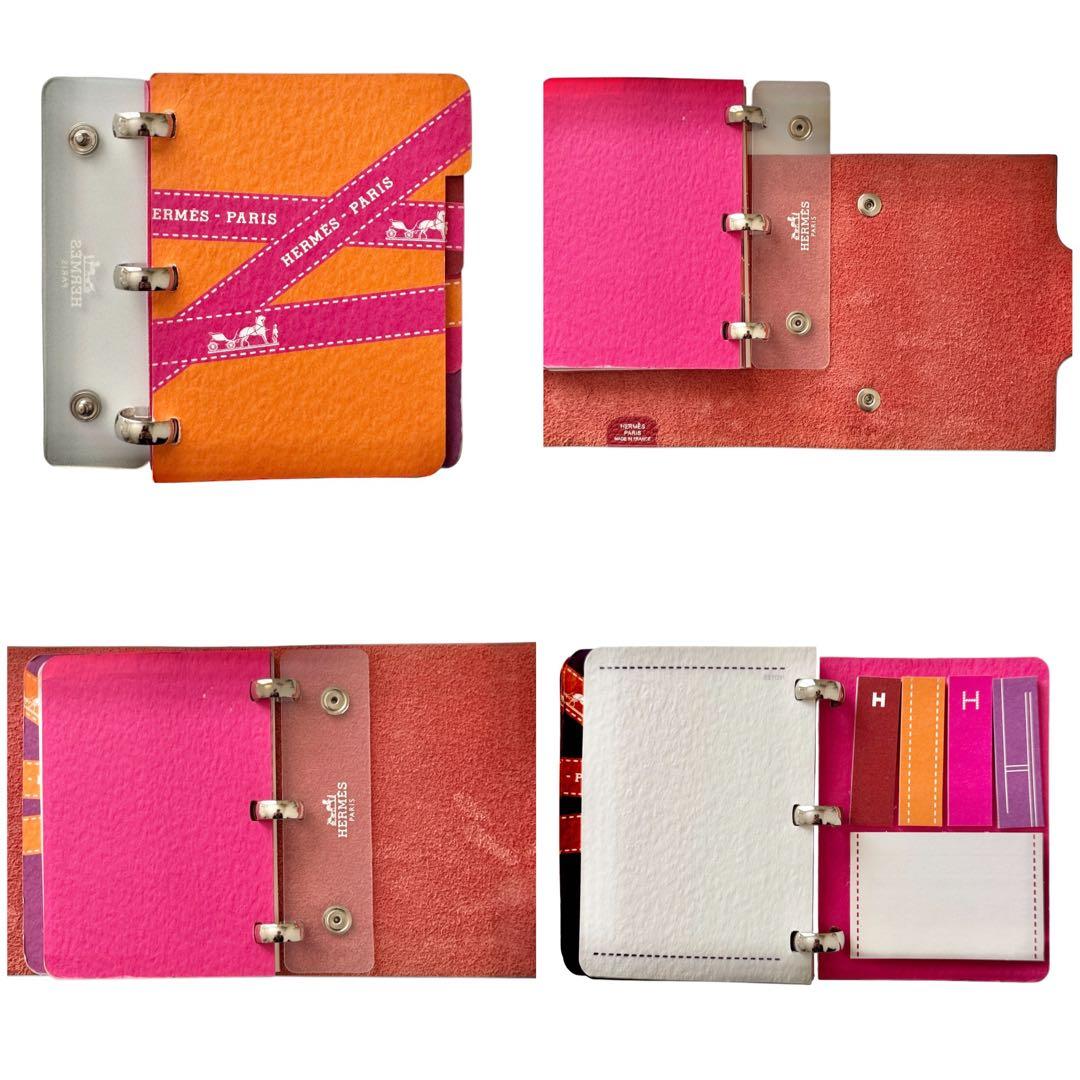 エルメス ノートカバー 手帳カバー　ユリス ミニ　トゴ　レッド　HERMES