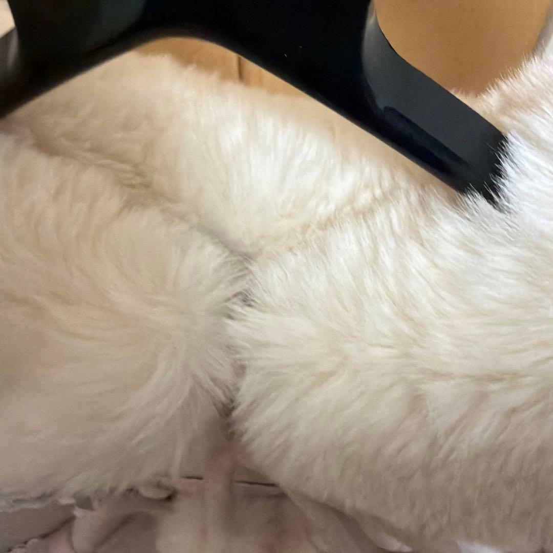 シャギーツインリボンポンチョ(ピンク)