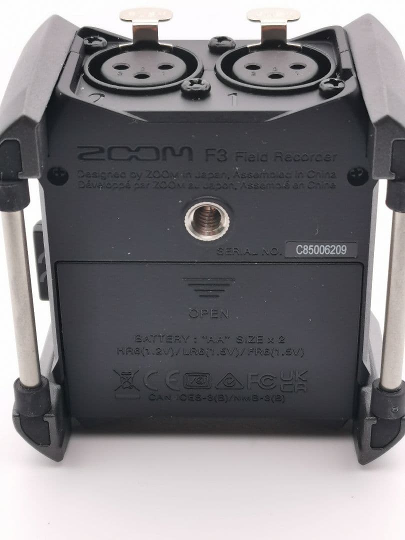 ZOOM F3＋BTA-1 16GB マイクロSD 新品乾電池2本