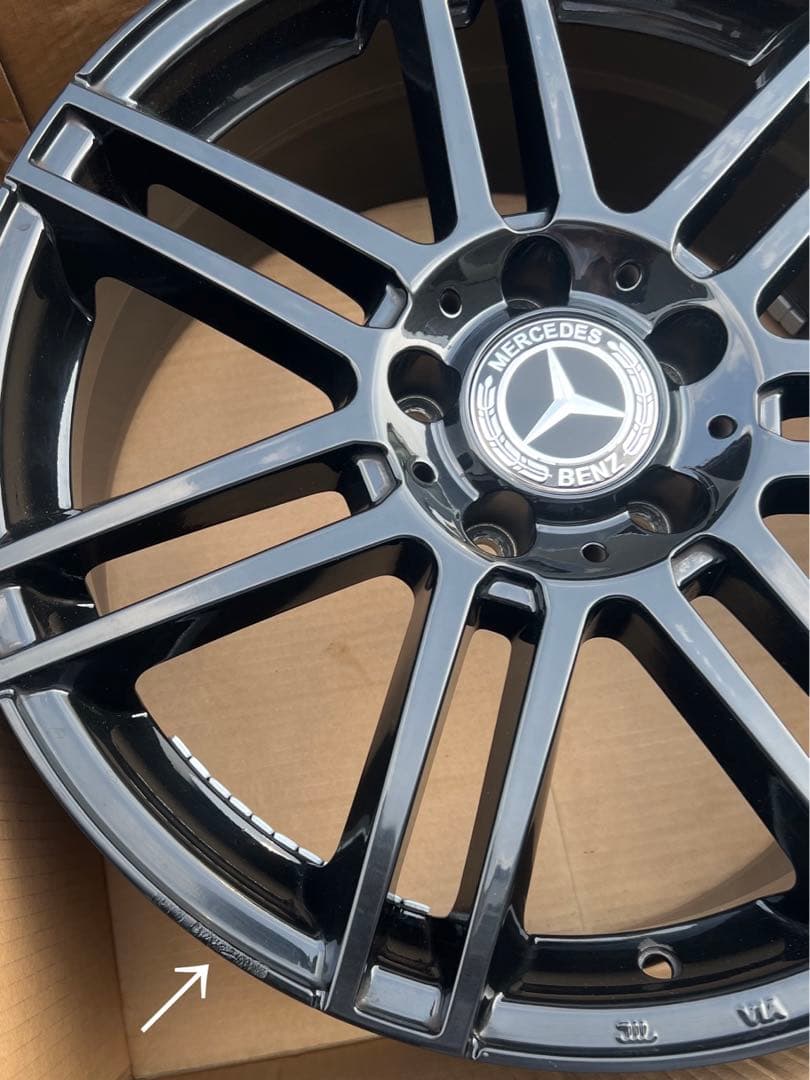 美品◆M ベンツ Cクラス W205 ユーロテック　ホイール18インチ4本セット