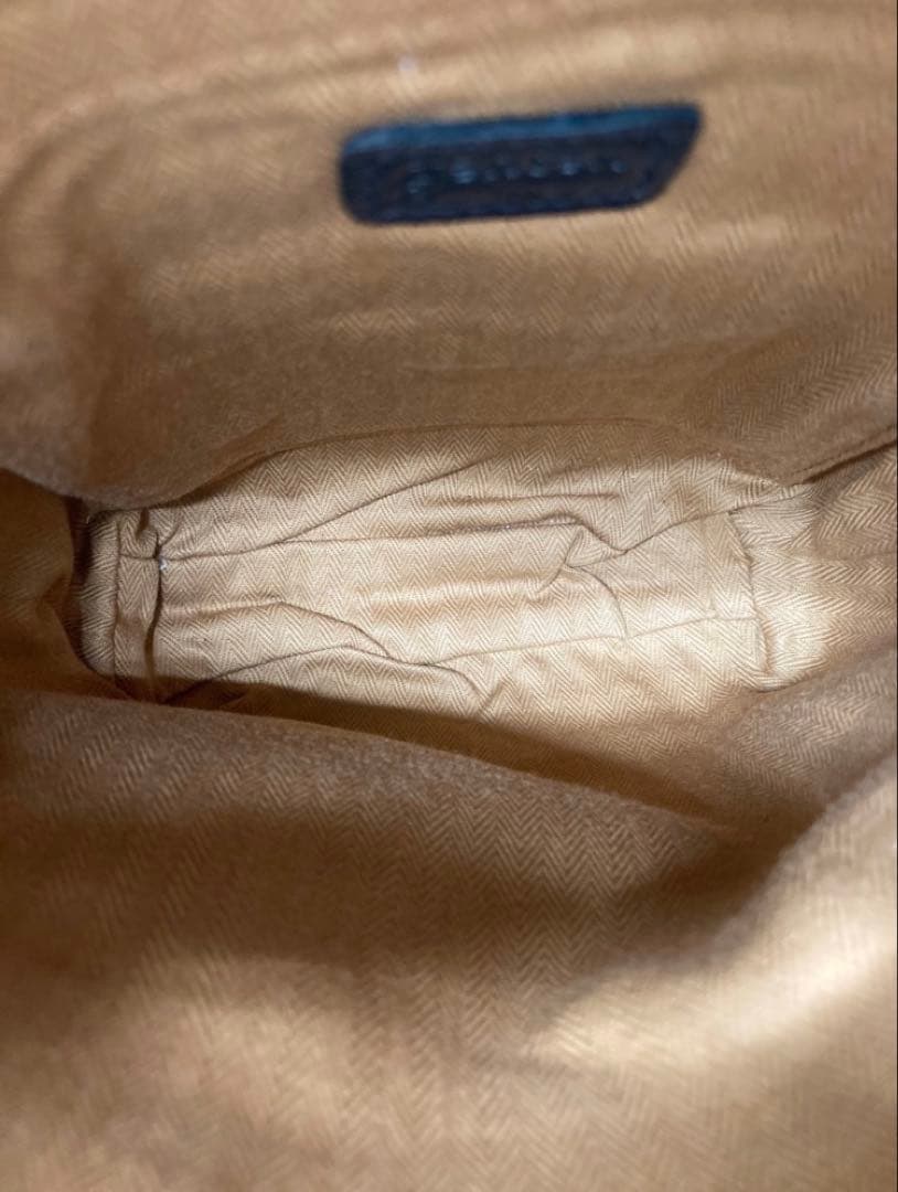 【美品】genten ゲンテン ショルダーバッグ TASCA タスカ ネイビー