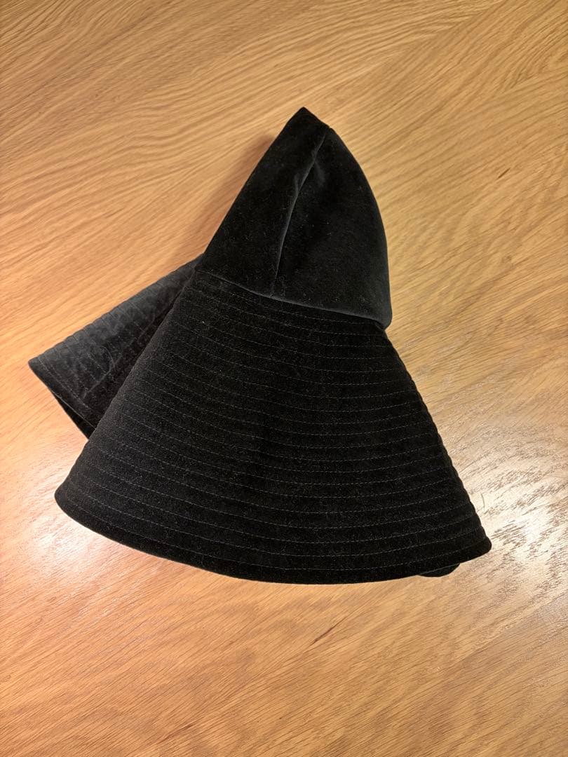 Sugri（スグリ）／黒 ベルベットフロッピーハット