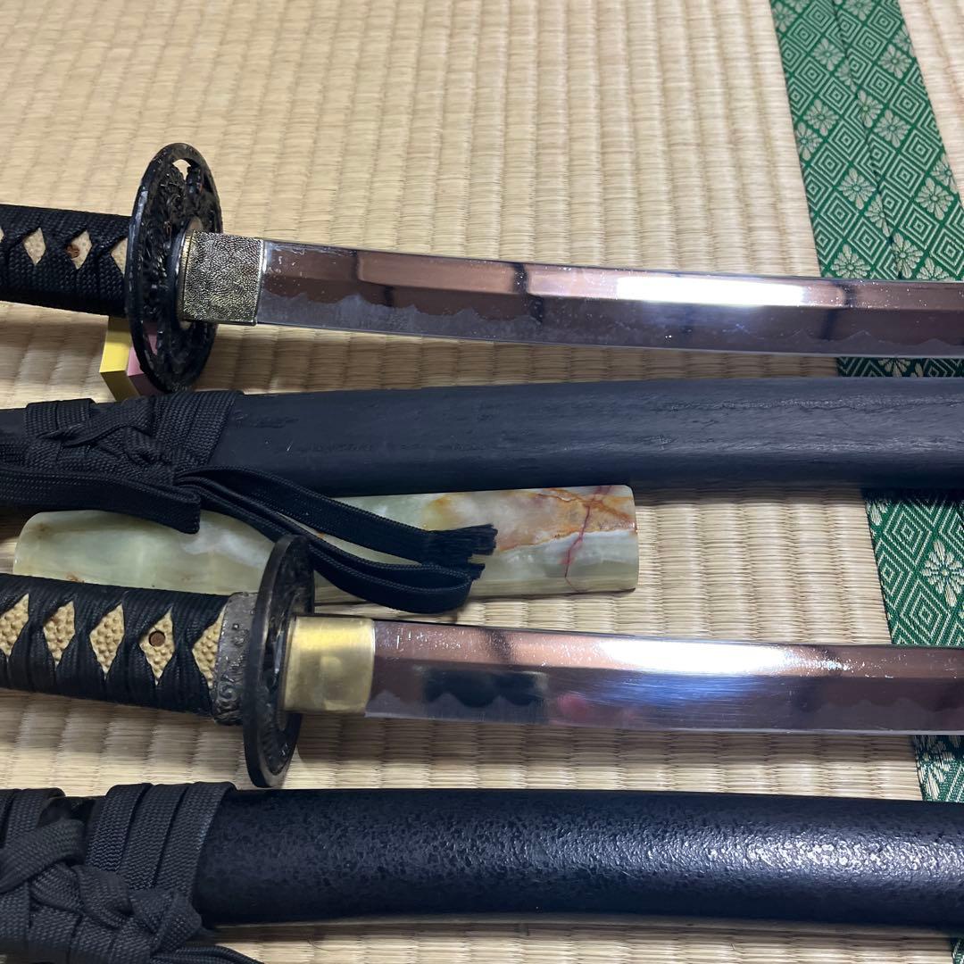 s194、模擬刀、日本刀 大刀と小刀のセット