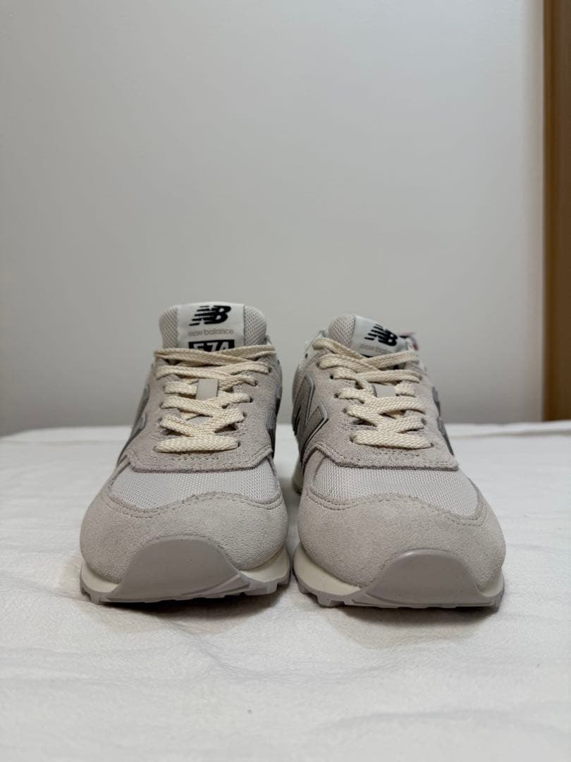 ニューバランス 2025年モデル スニーカー 574 ライトグレー 22cm