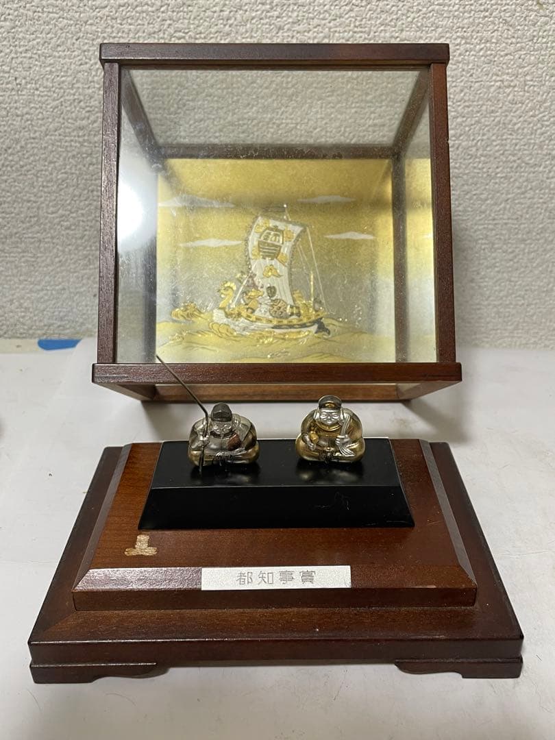 純銀　武比古　恵比寿大黒様