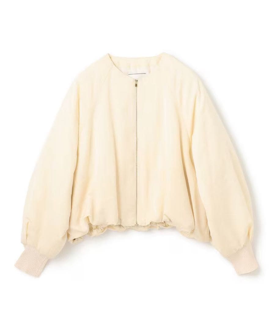 【24AW】ベイジ　ブルゾン　ホワイト