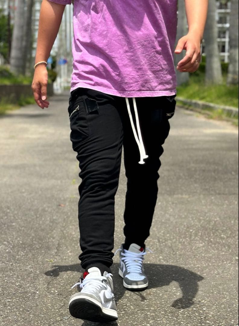 La mer surf スリムフィットカーゴパンツ ブラック