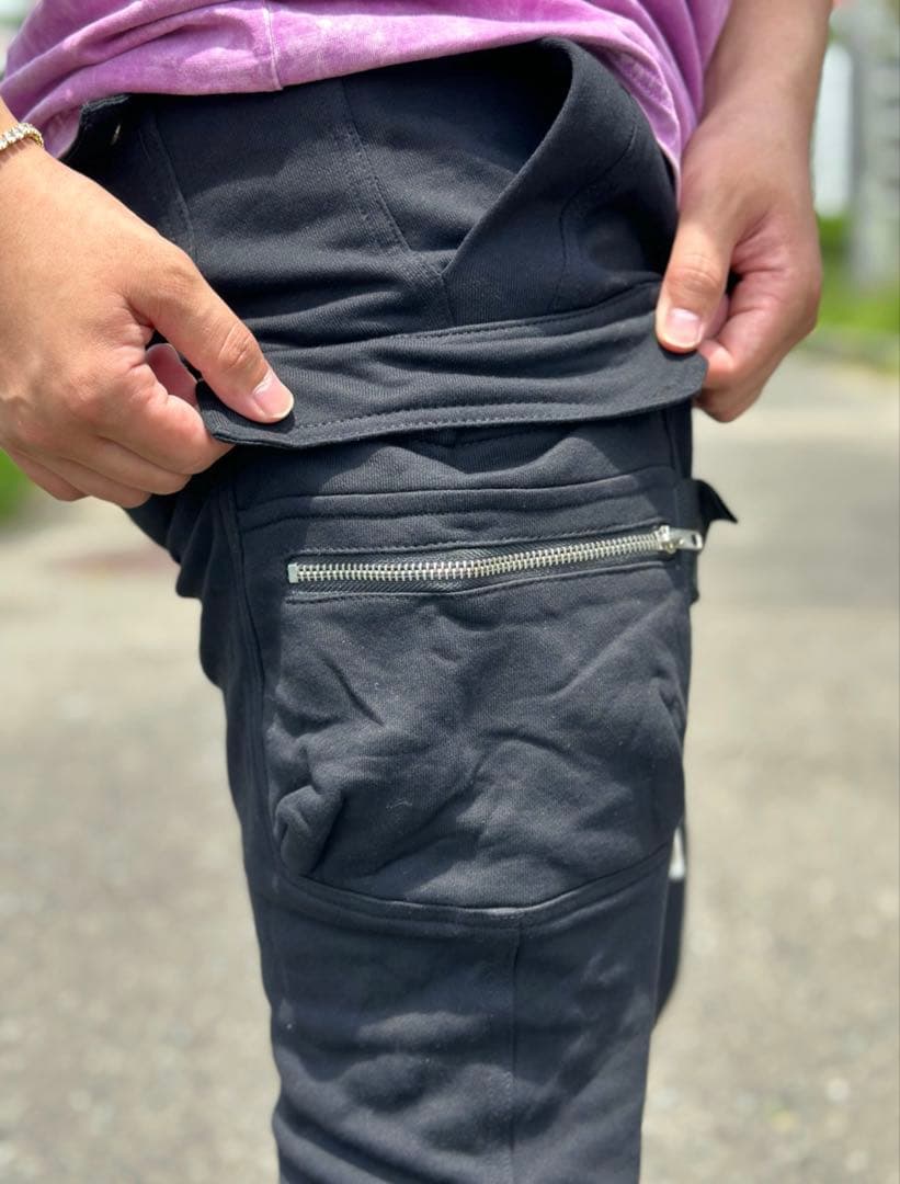 La mer surf スリムフィットカーゴパンツ ブラック