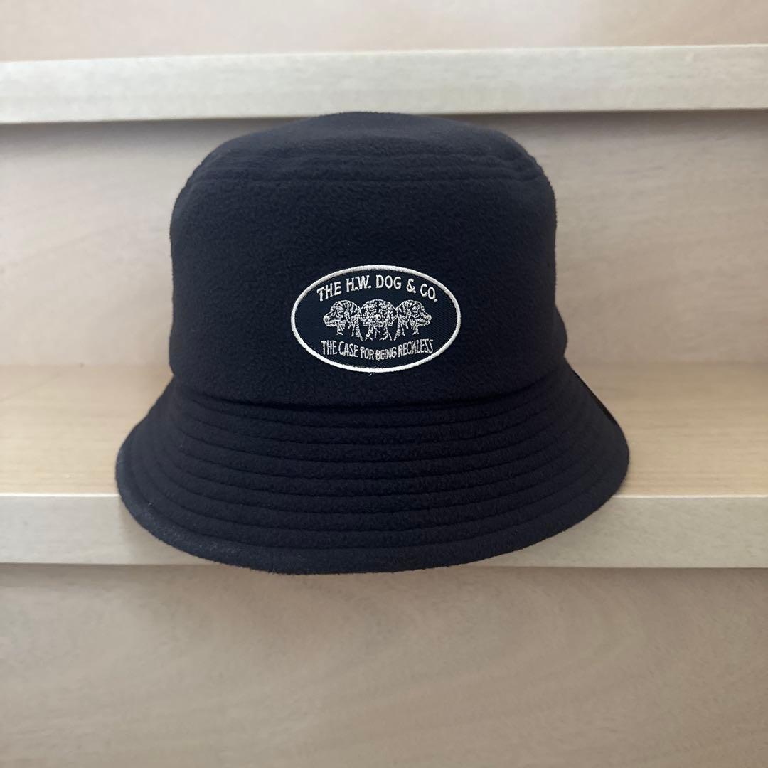 H.W. DOG & CO. ブラックバケットハット サイズ40