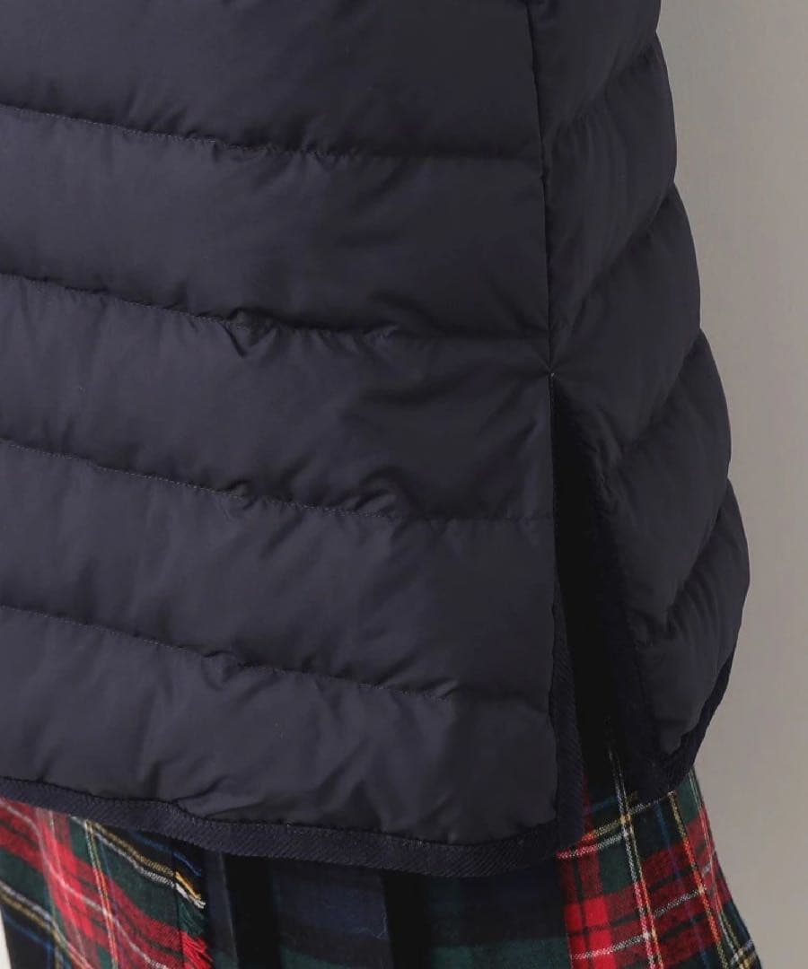 Dessin 【撥水・2WAY】ミュラーダウンコートロング丈（ネイビー）