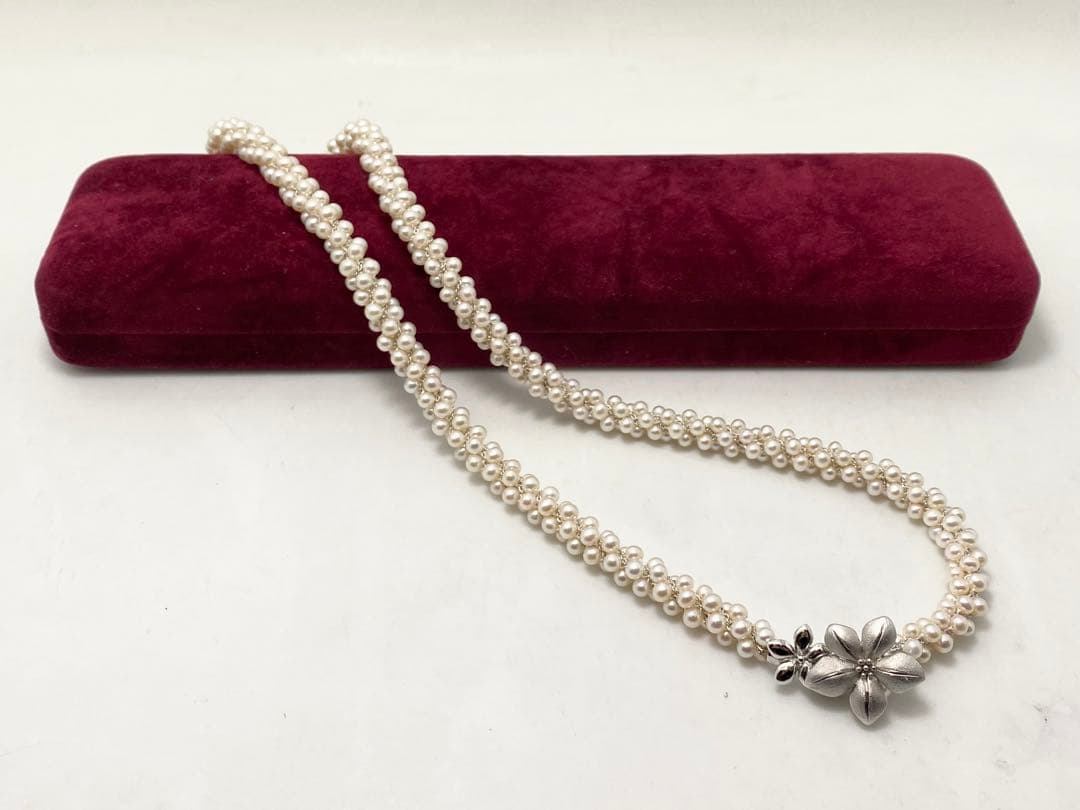 ミキモト真珠島パールネックレス ／ケース付き