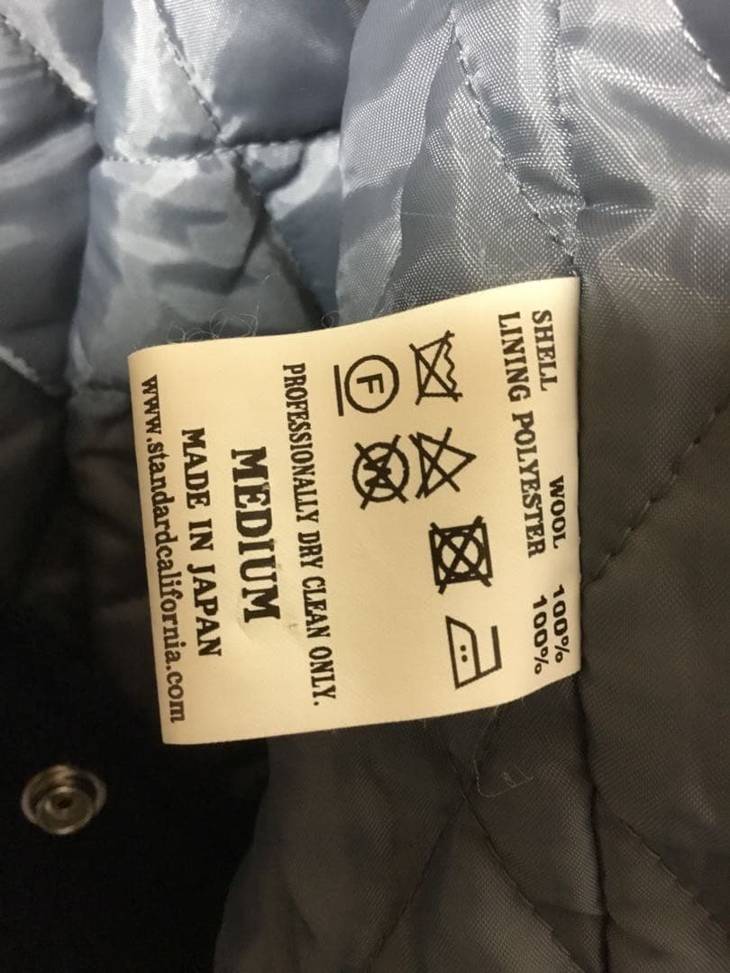 STANDARD CALIFORNIA スタジャン ネイビー　ハリスツィード美品