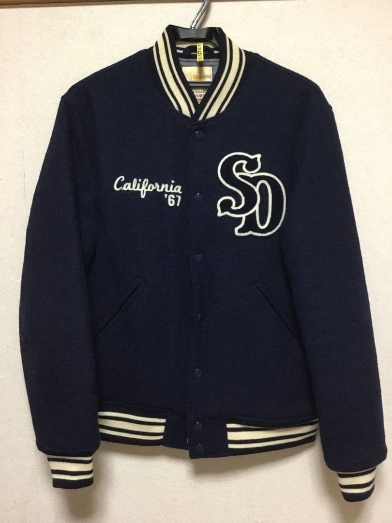 STANDARD CALIFORNIA スタジャン ネイビー　ハリスツィード美品
