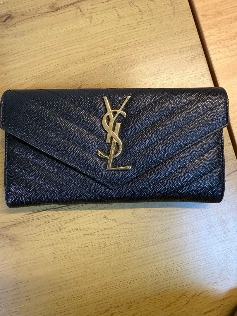 SAINT LAURENT ブラック 長財布
