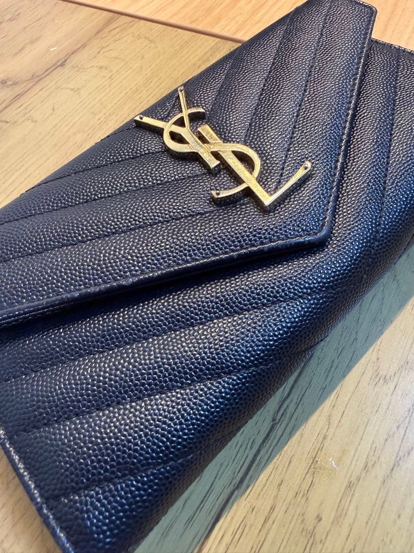 SAINT LAURENT ブラック 長財布