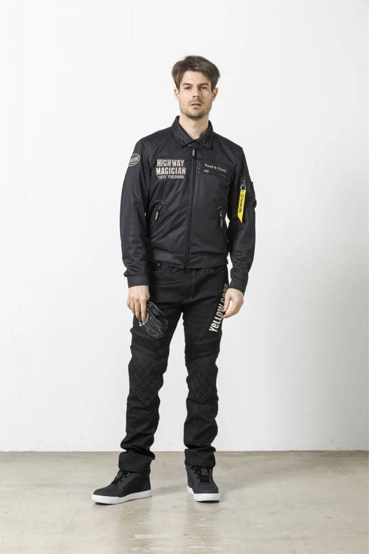 イエローコーンメッシュジャケット ブラック/３LDWサイズ YB-5100BKL