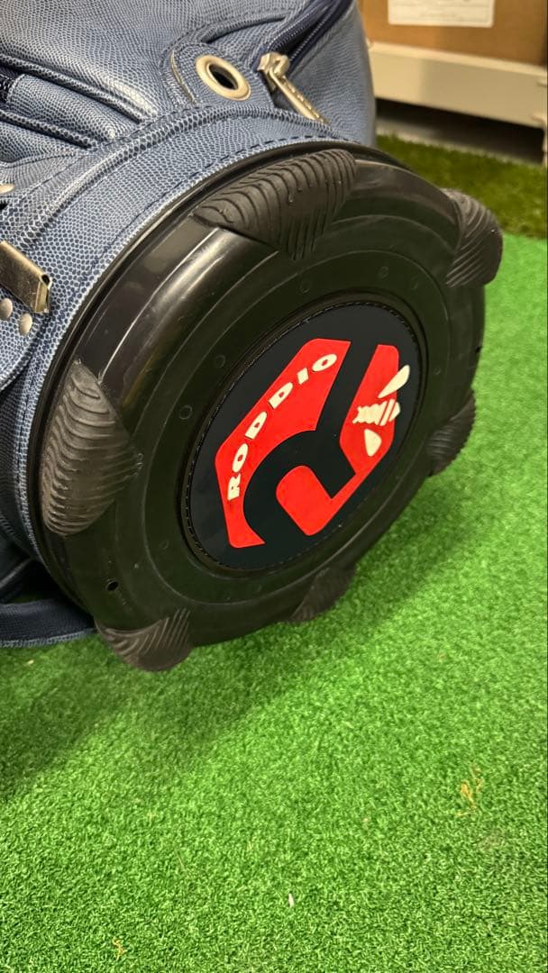 ロッディオRODDIO プレミアムキャディバッグ ゴルフバッグスネークネイビー