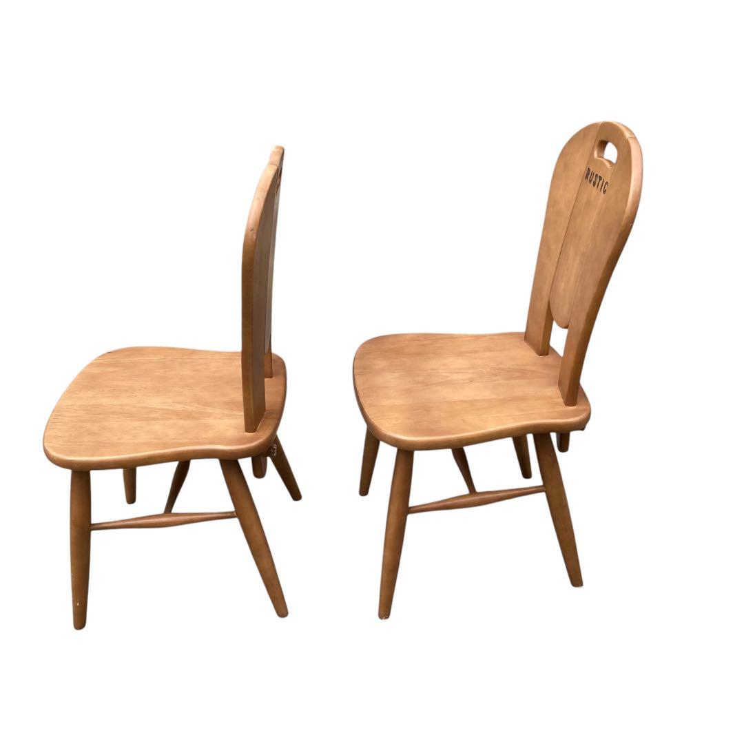 カリモク　ルスティック　Rustic チェア　2脚セット　廃盤品　①