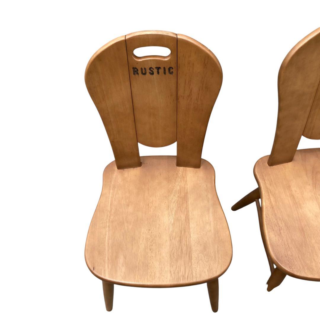 カリモク　ルスティック　Rustic チェア　2脚セット　廃盤品　①
