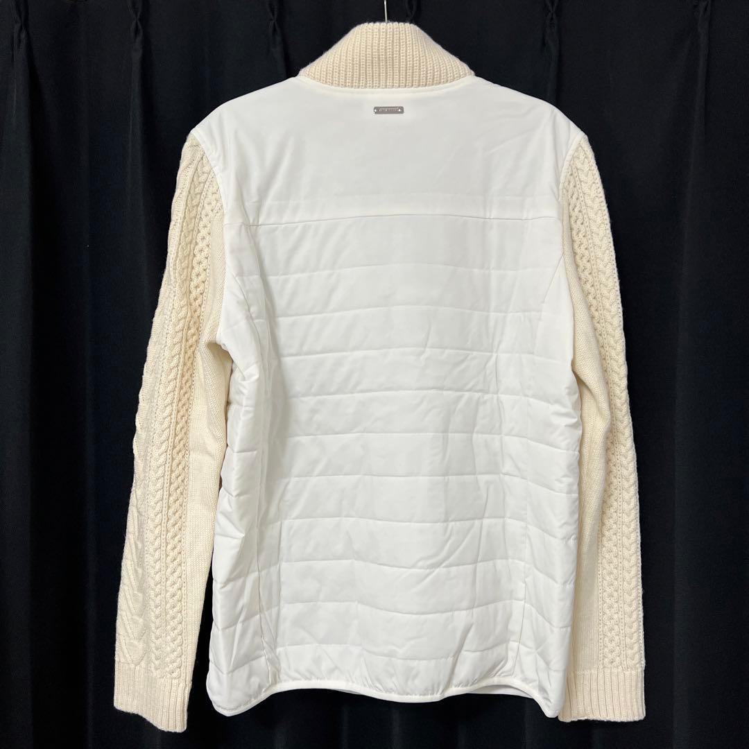 セントアンドリュース・中綿キルト袖ニットブルゾン