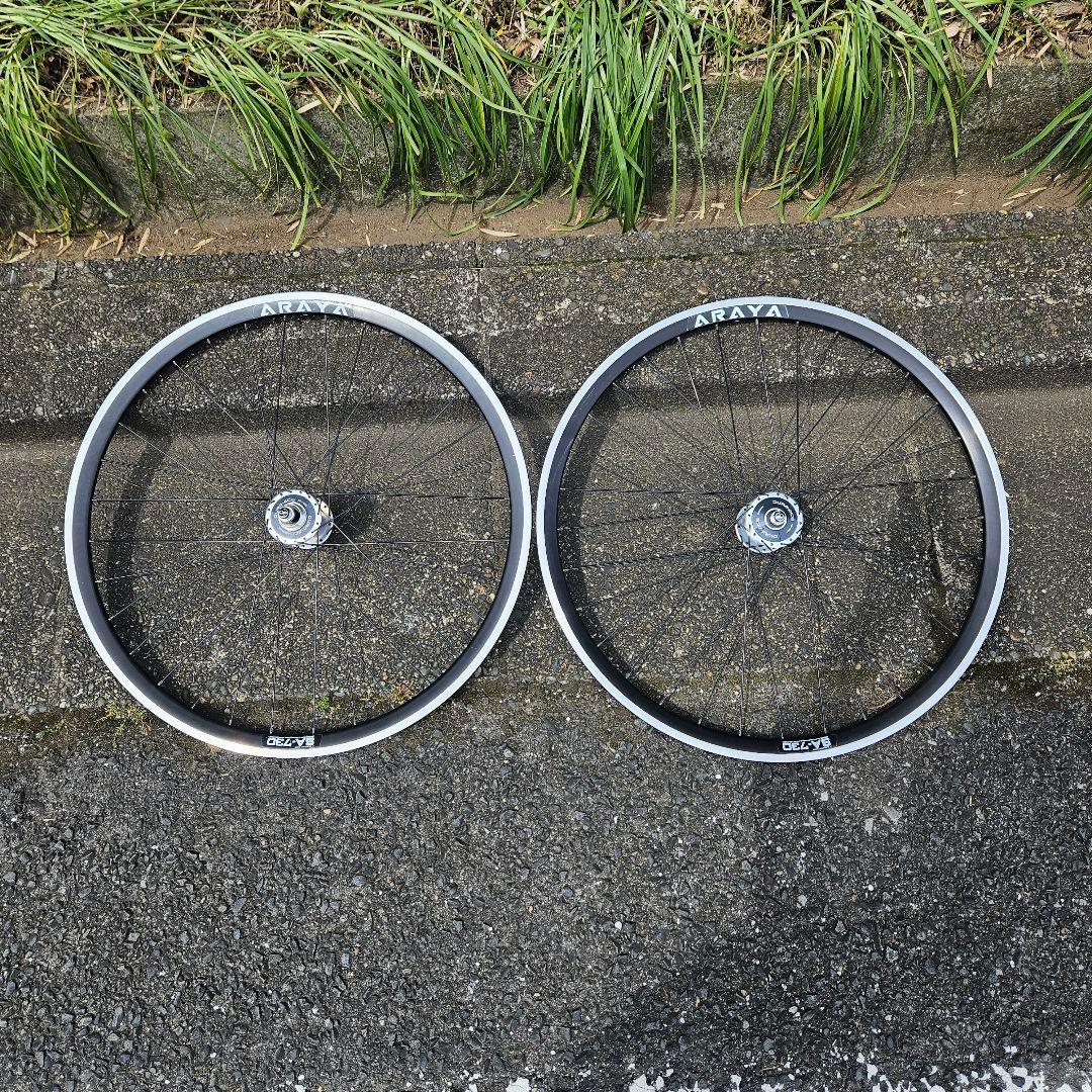 美品!! アラヤ sa-730 クリンチャーホイール 固定　ピスト　競輪