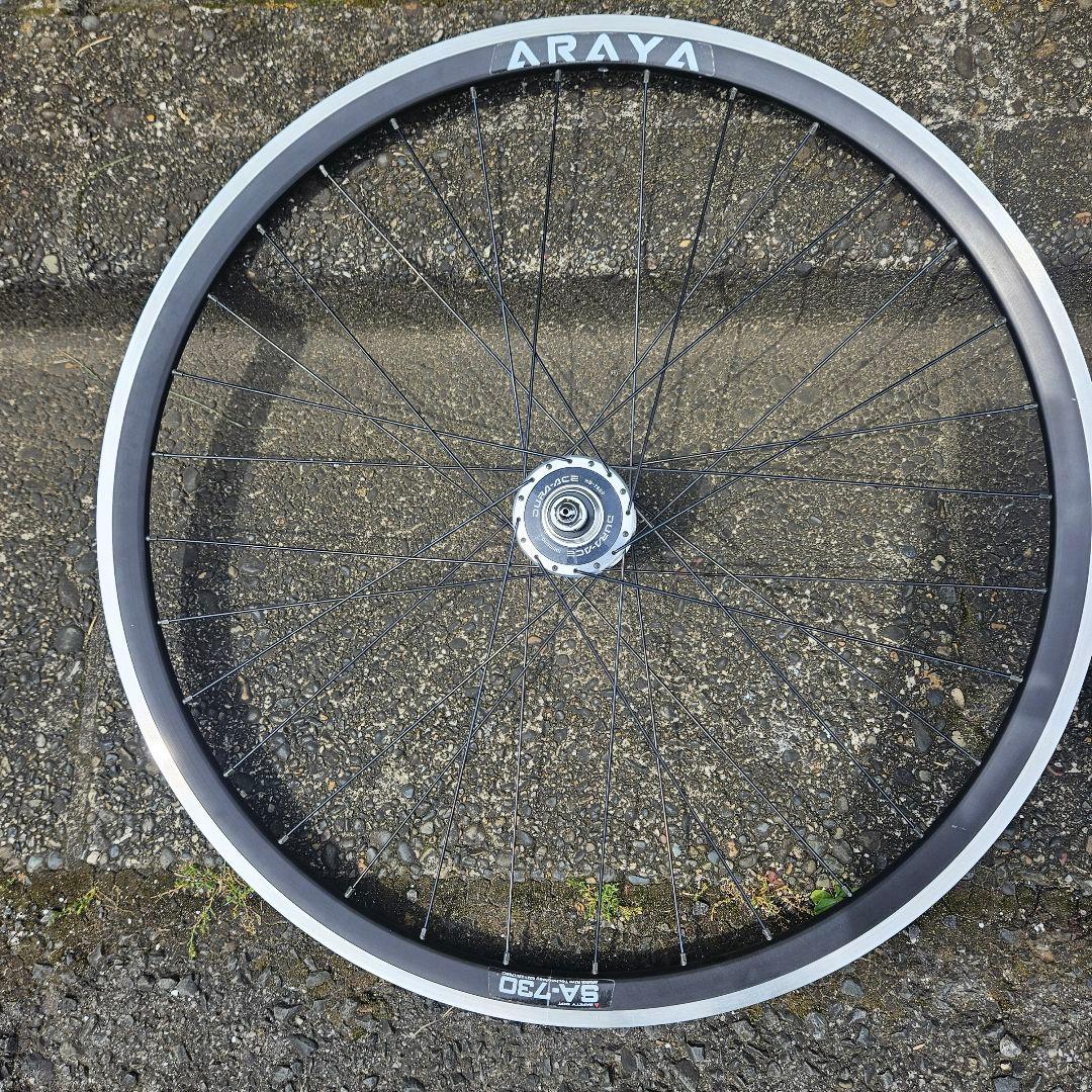 美品!! アラヤ sa-730 クリンチャーホイール 固定　ピスト　競輪