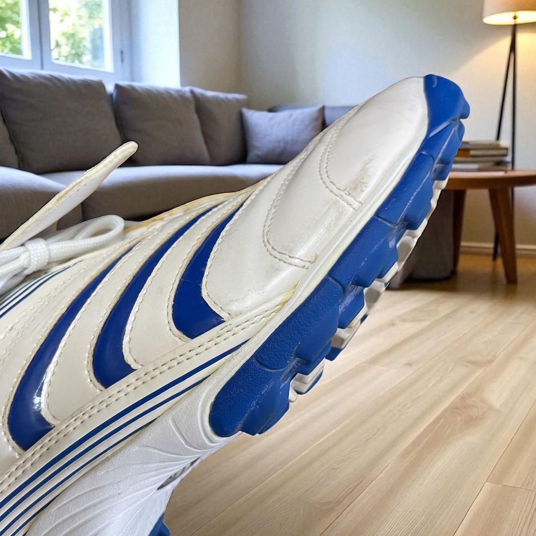 美品 レア adidas プレデター アブソリオン サッカー ホワイト/ブルー