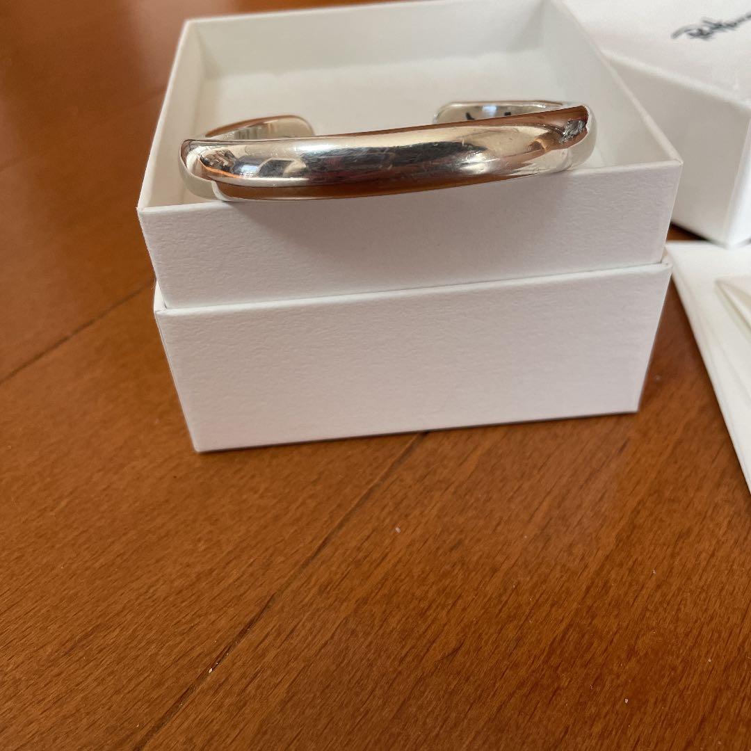 美品☆Orville Tsinnie:シルバーバングル XS ロンハーマン