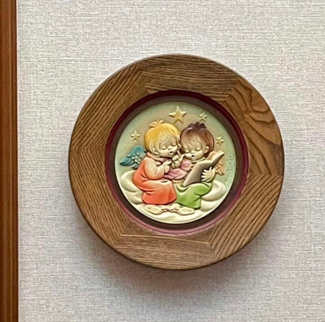 【L様ご確認】　アンリ人形　ANRI 【クリスマスプレート・1980】