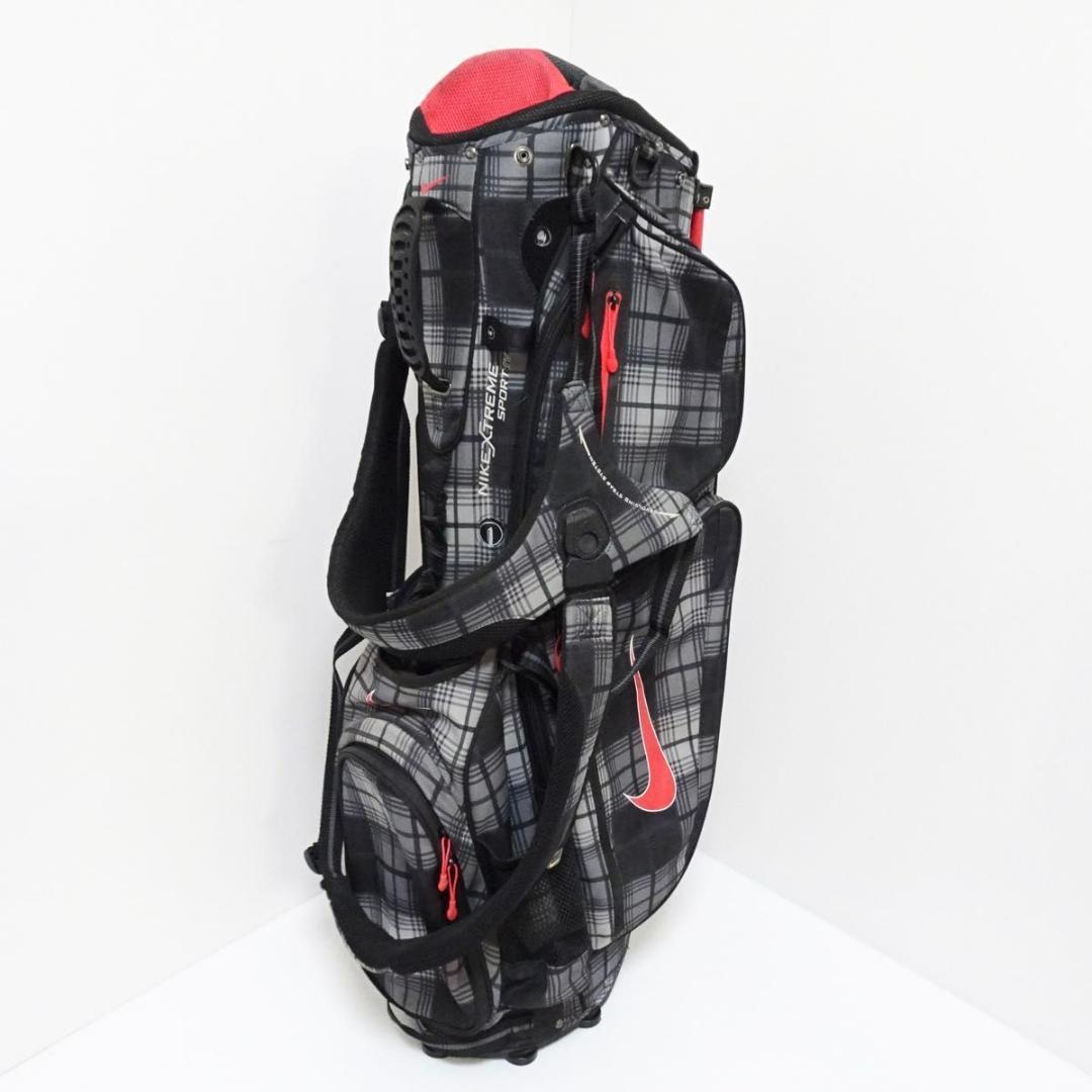【希少・廃番品】ナイキ スタンド キャディバック BG0288 チェック柄 軽量