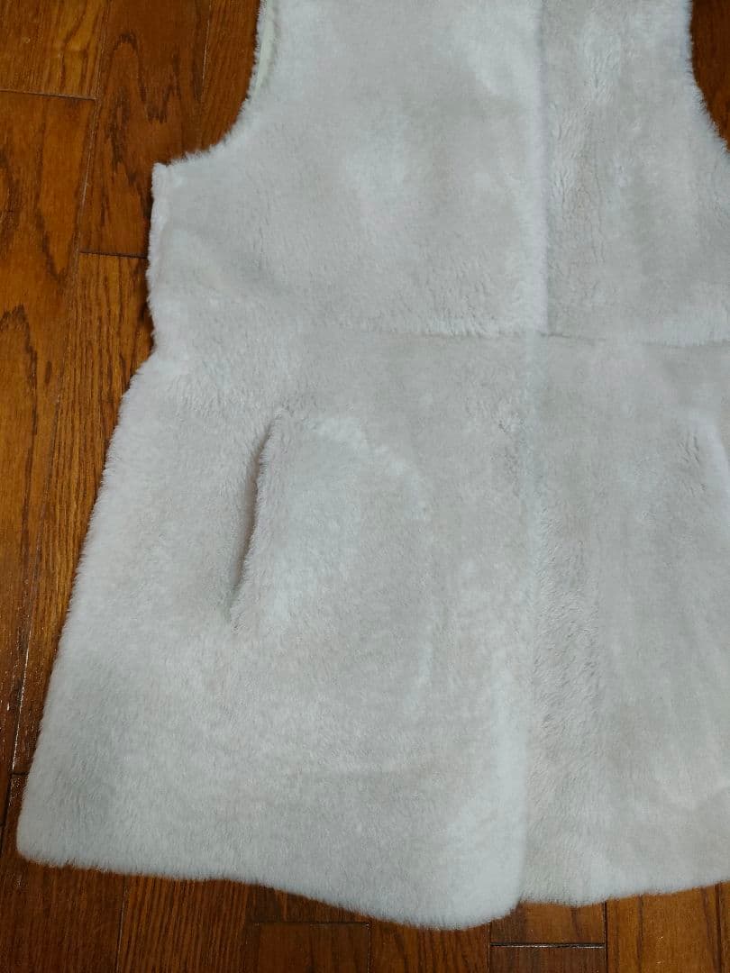 Traduireトラデュイール　羊革ムートンベスト　リバーシブルムートンジレ