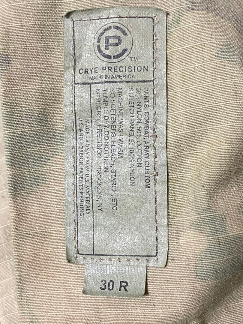 【廃盤】Crye precision AC コンバットパンツ ニーパッドつき