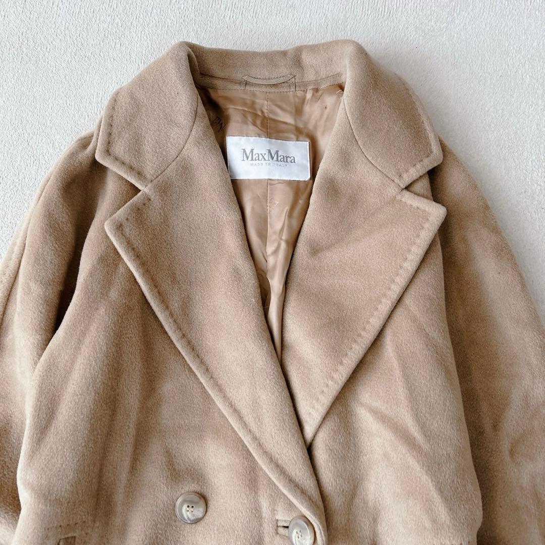 最高級✨白タグ マックスマーラ カシミヤ キャメル アイコンコート　ロング　M