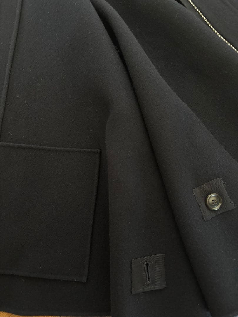 ⑤CYCLAS ネイビー ケープジャケット サイズ36 美品