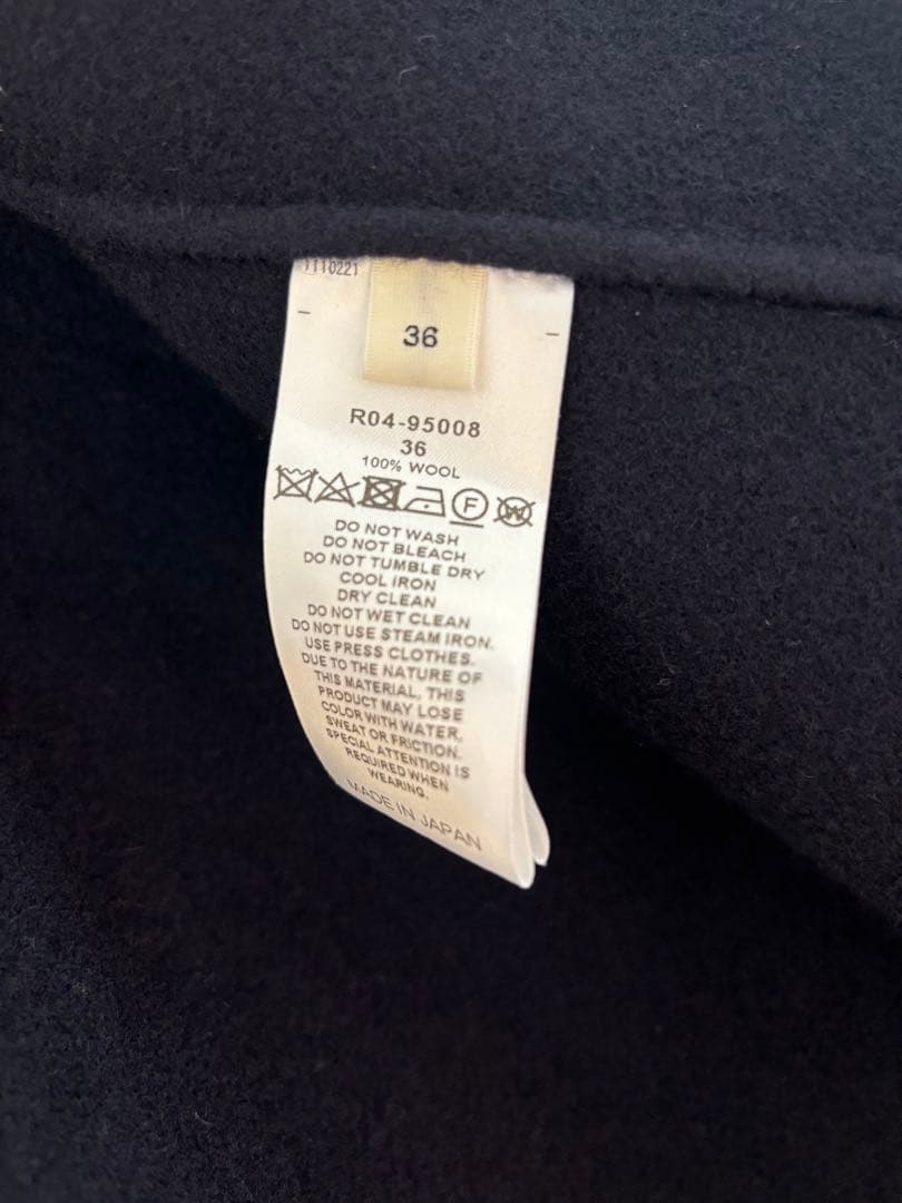 ⑤CYCLAS ネイビー ケープジャケット サイズ36 美品