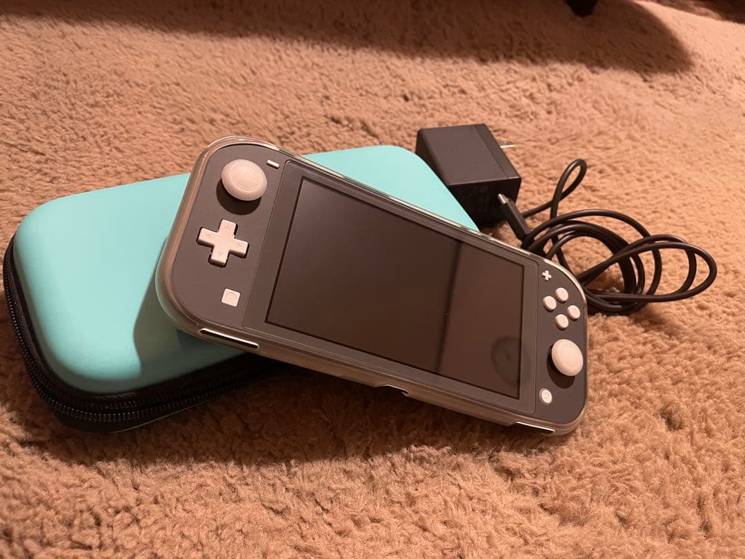 Nintendo Switch Lite グレー 充電器・ケース付き