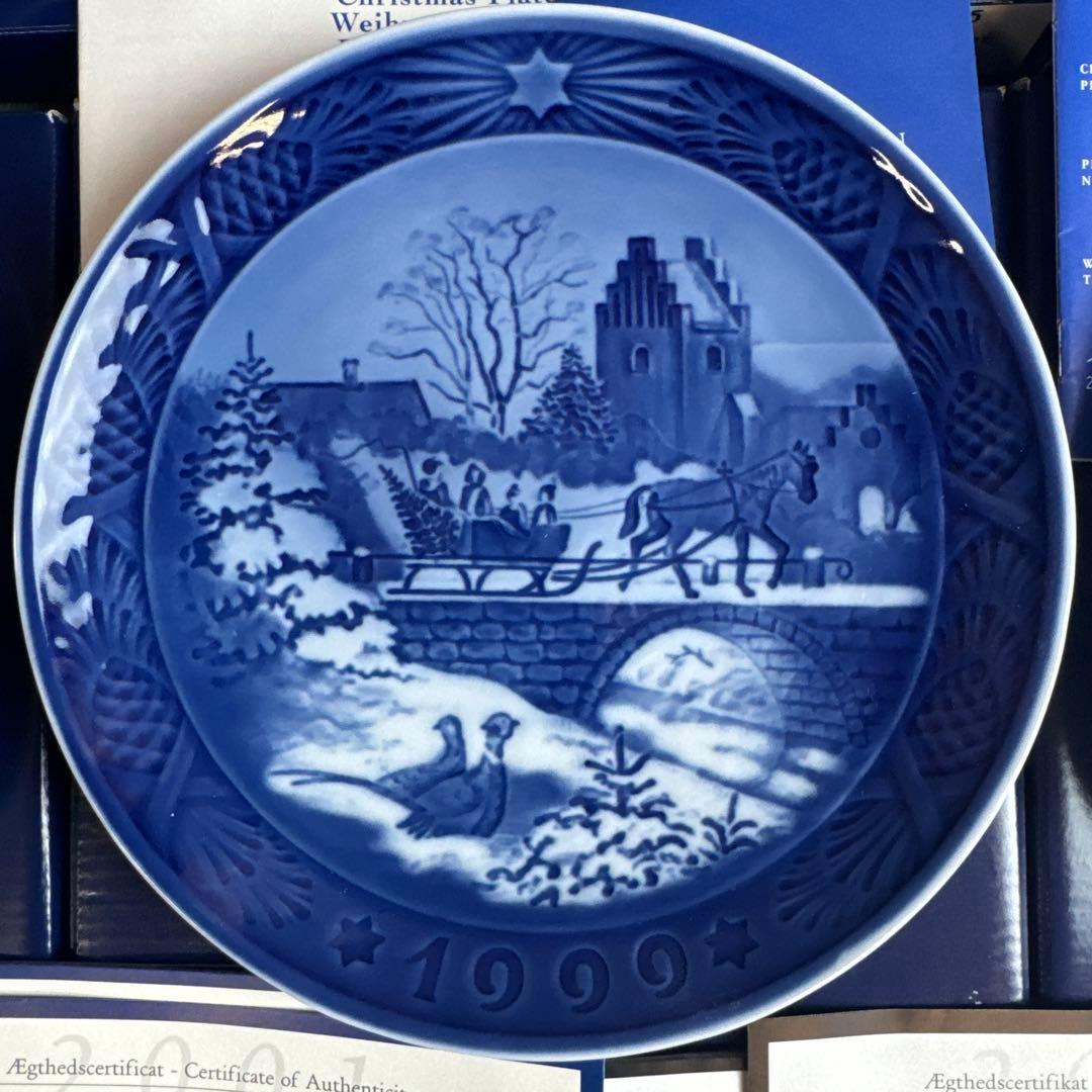 ロイヤルコペンハーゲン イヤープレート 10枚