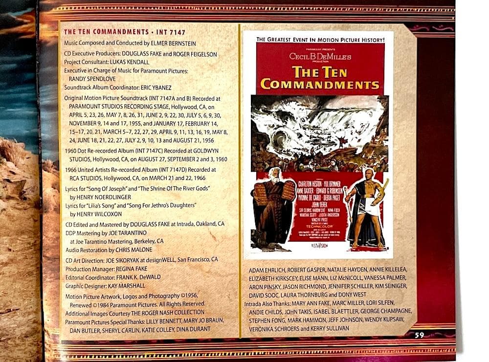 廃盤 CD BOX 十戒 60周年記念 サウンドトラック・コレクション