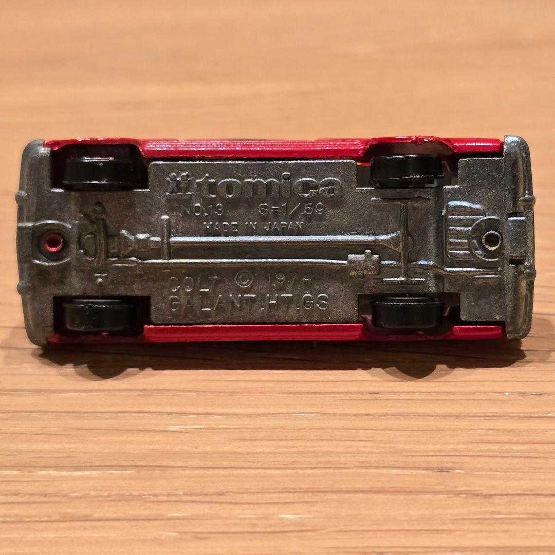 【トミカ】No.13 三菱 コルトギャラン HT. GS 1Eホイール マスコミ