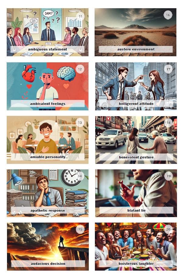 2025年度版 絵で覚える単語カード（英検®２級語彙）　商品番号①