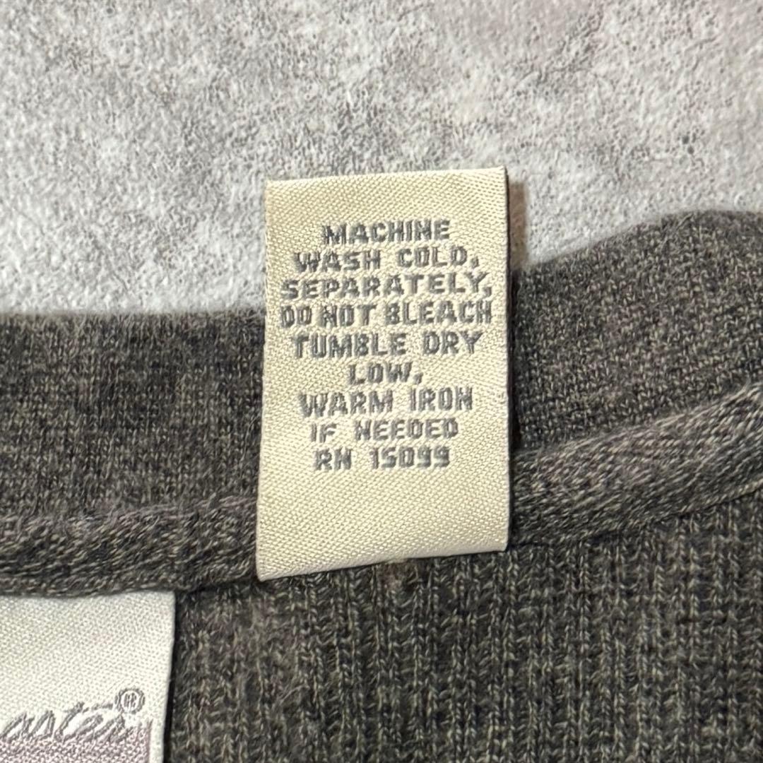 90s USA製 フィールドマスター ヘンリーネックロンT カーキ XLサイズ